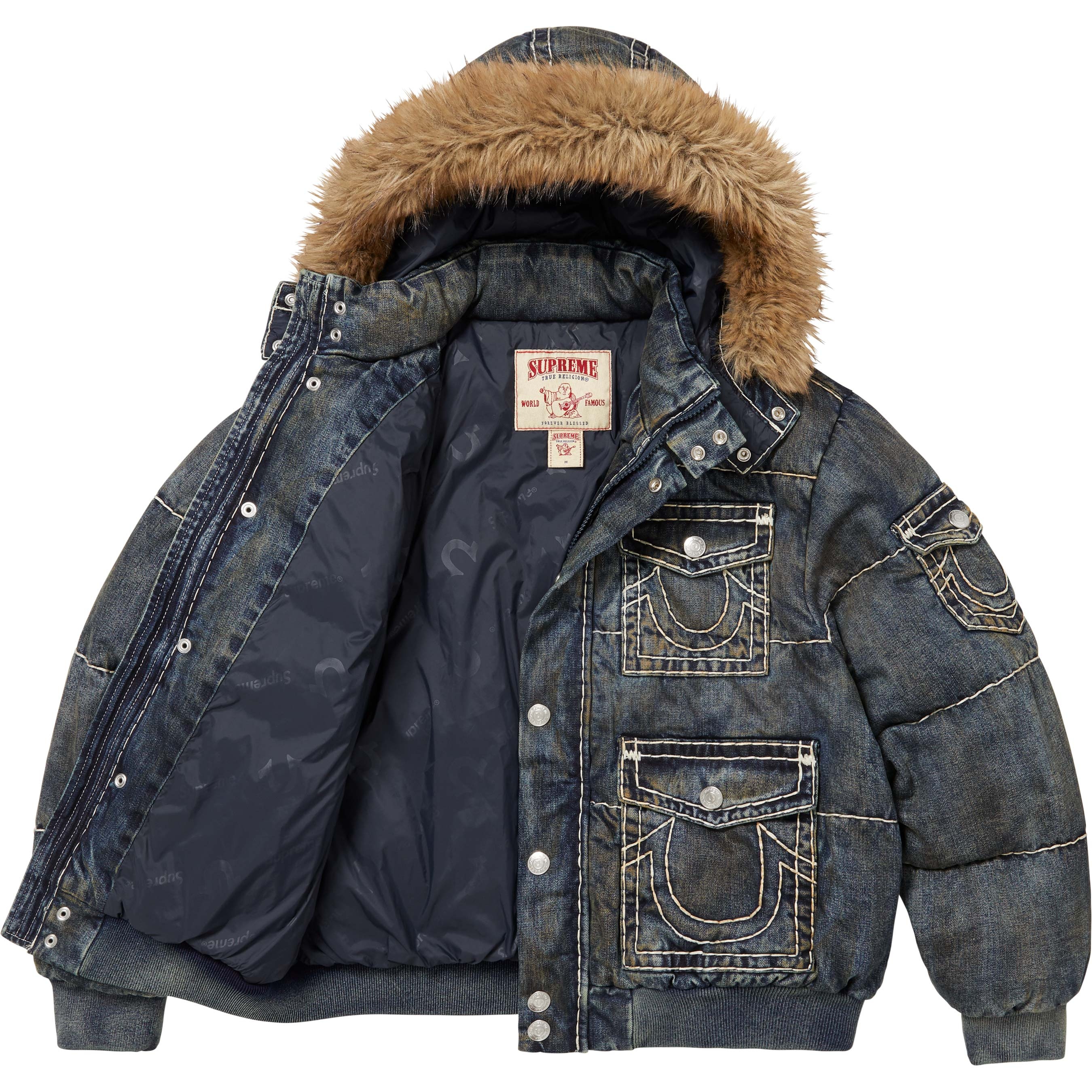 Supreme®/True Religion® Puffer Jacket view 3